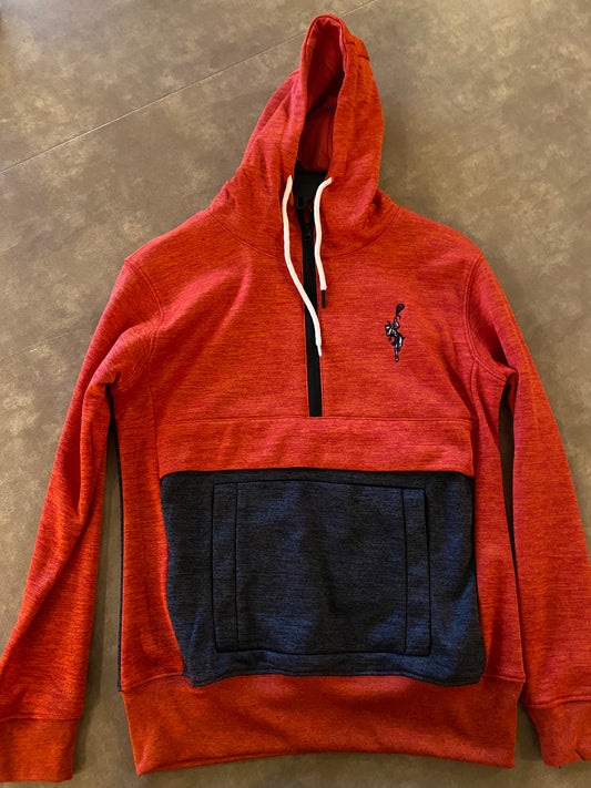 Red and Blue Women's 1/4 Zip