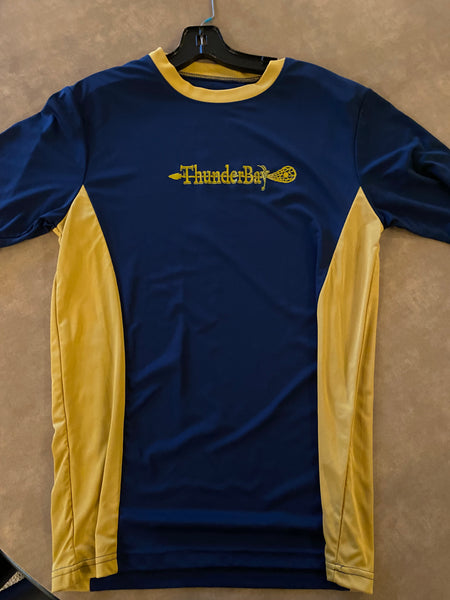 Men's Comfort Tee Navy and Gold