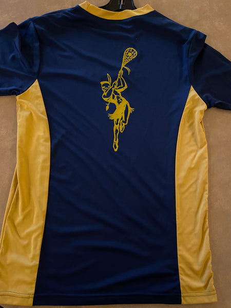 Men's Comfort Tee Navy and Gold